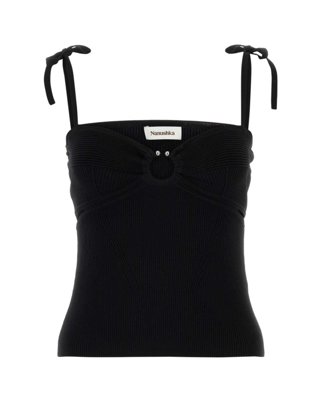 [NANUSHKA] Knitwear SS24 NW24RSTP03199 BLACK