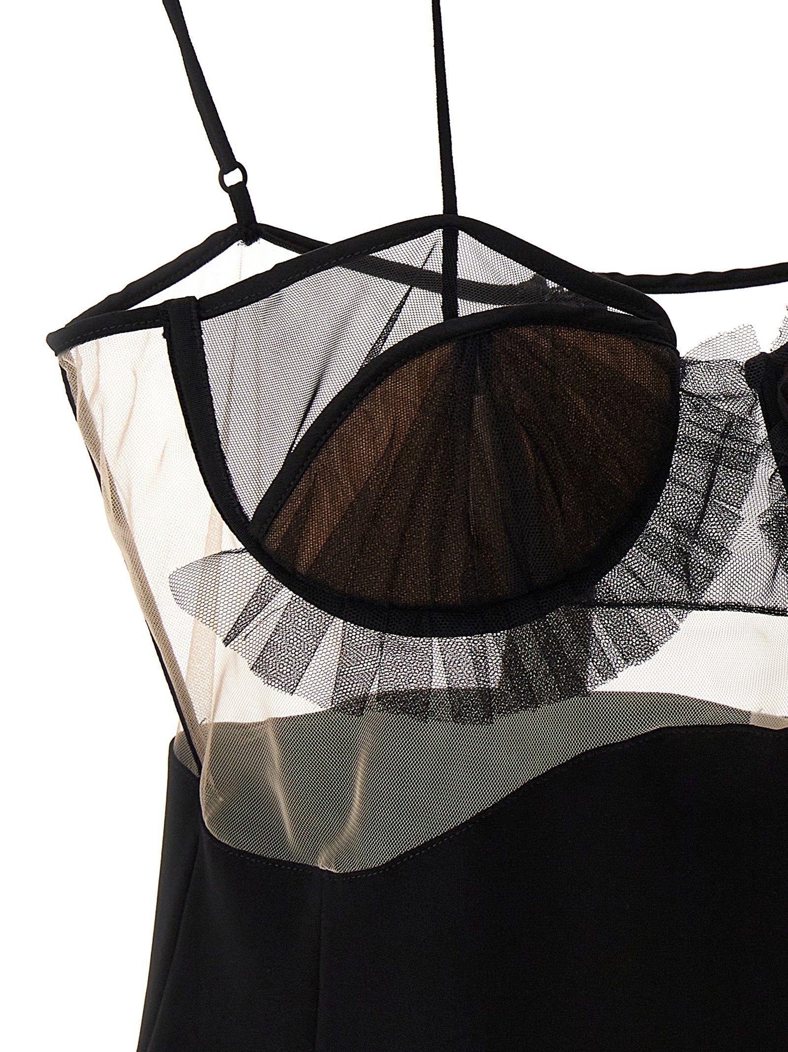 [Nensi Dojaka] Sleeveless dress FW23 NDAW23DR152BLACK