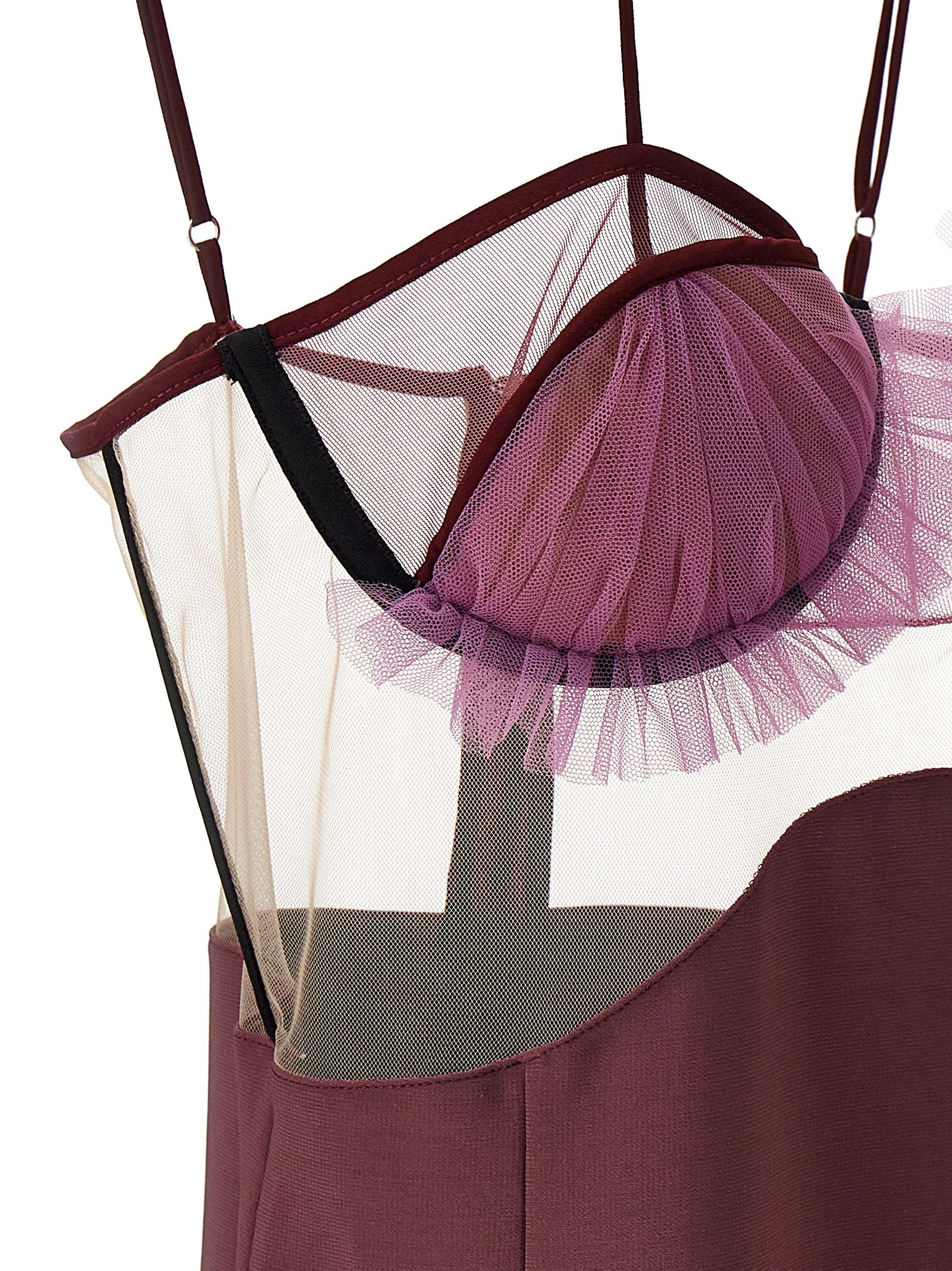 [Nensi Dojaka] Sleeveless dress FW23 NDAW23DR152CRBRY