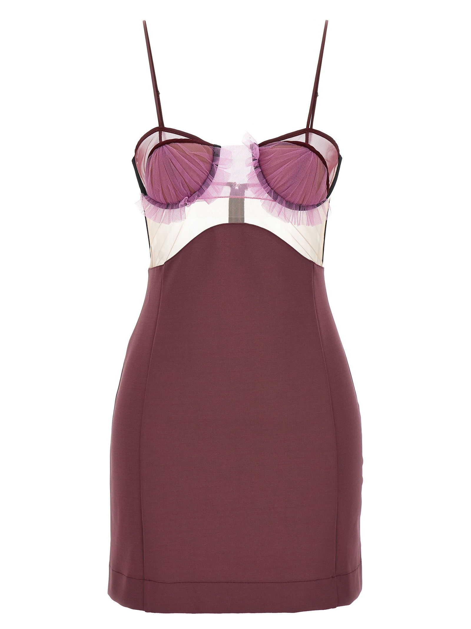 [Nensi Dojaka] Sleeveless dress FW23 NDAW23DR152CRBRY