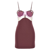 [Nensi Dojaka] Sleeveless dress FW23 NDAW23DR152CRBRY