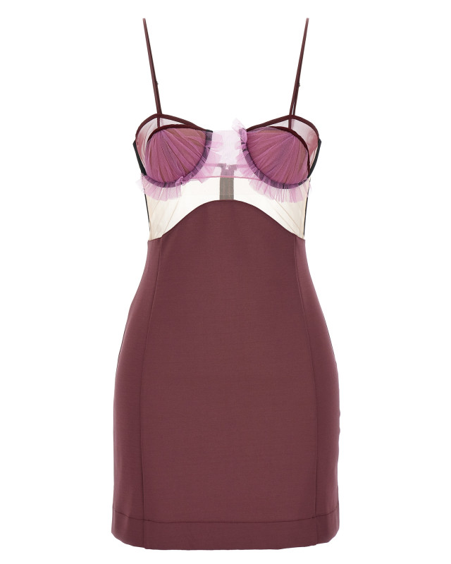 [Nensi Dojaka] Sleeveless dress FW23 NDAW23DR152CRBRY