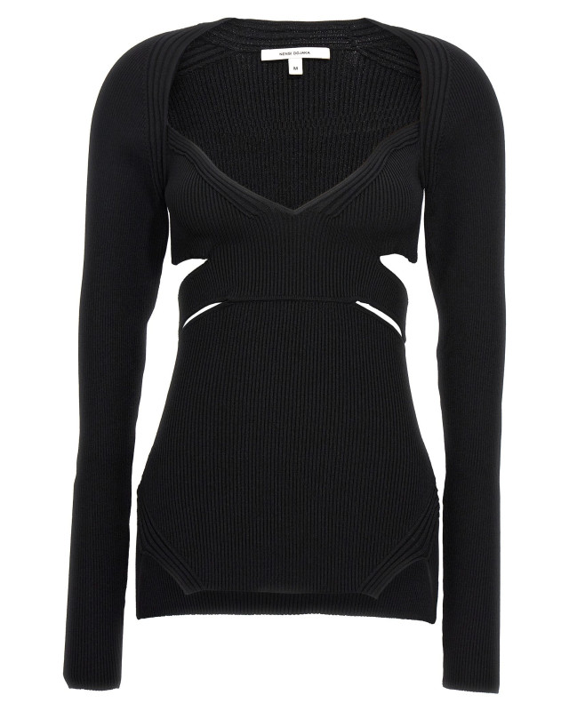 [Nensi Dojaka] Knitwear FW23 NDAW23KT029BLACK