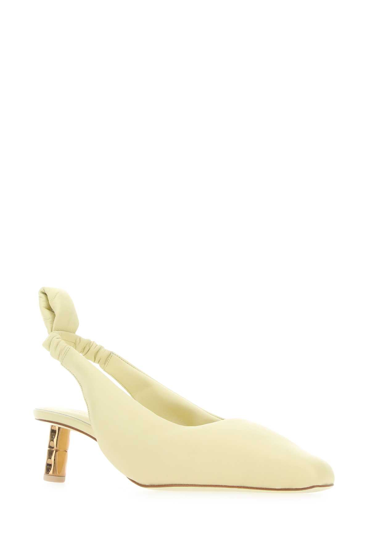 [Boyy] Sandals SS23 PUFFYSLINGBACKPUMP PALELIME