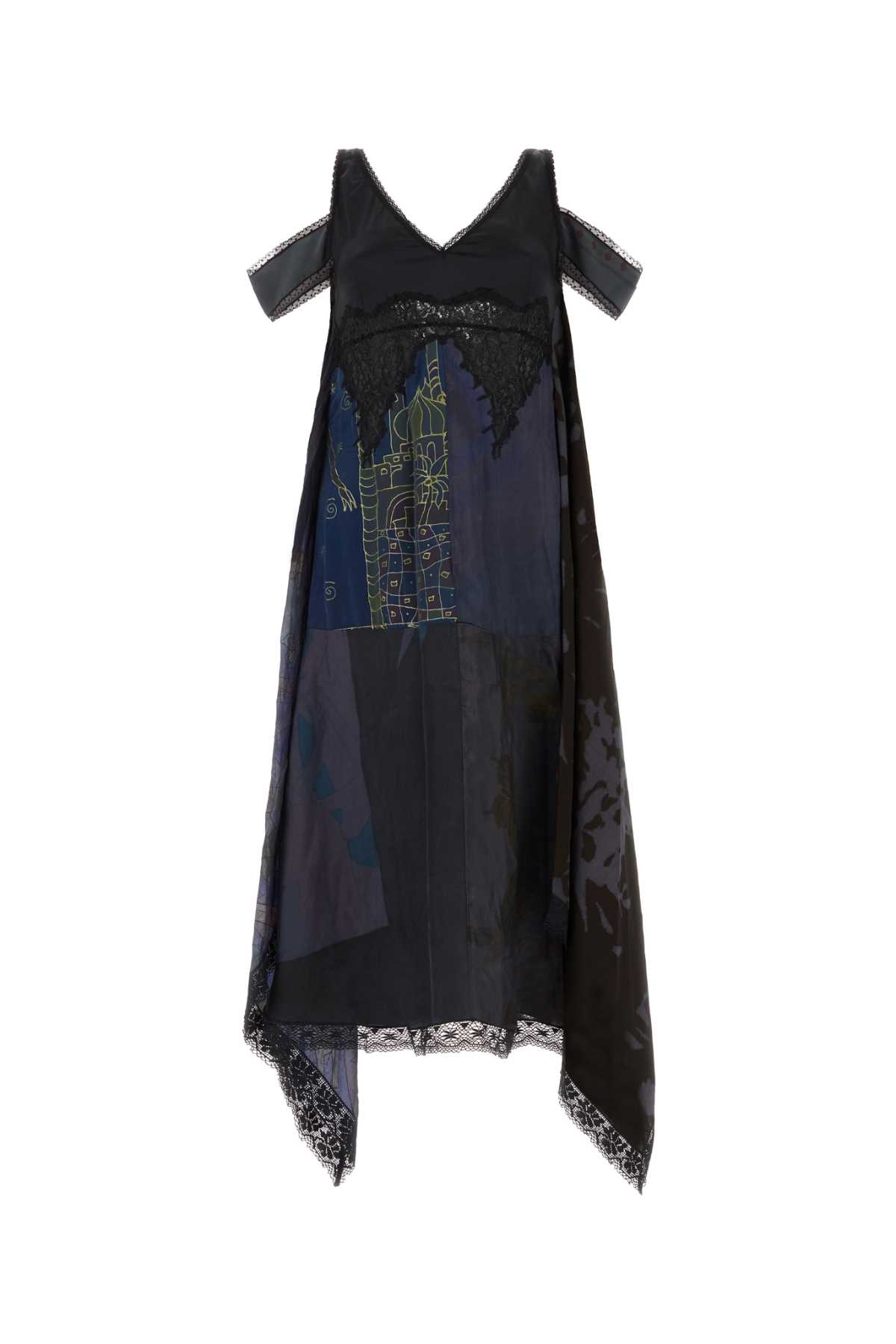 [MARINE SERRE] Sleeveless dress SS23 D181SS23WUWOVSE0001 00