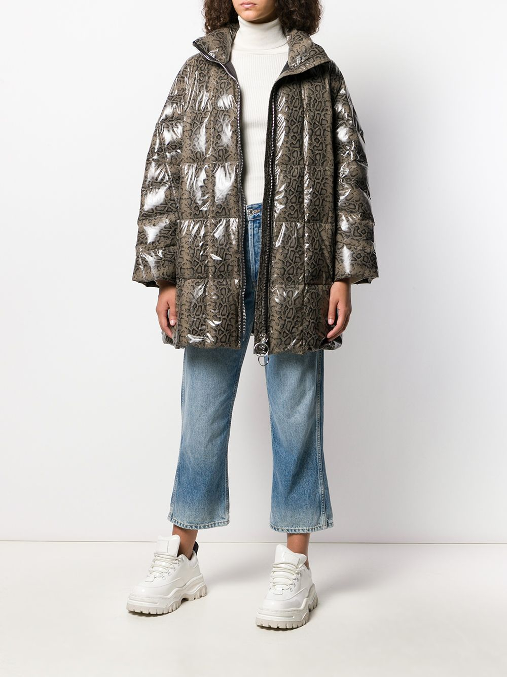 [Ienki Ienki] Down Jacket FW19 CROPPEDPYRAMIDE