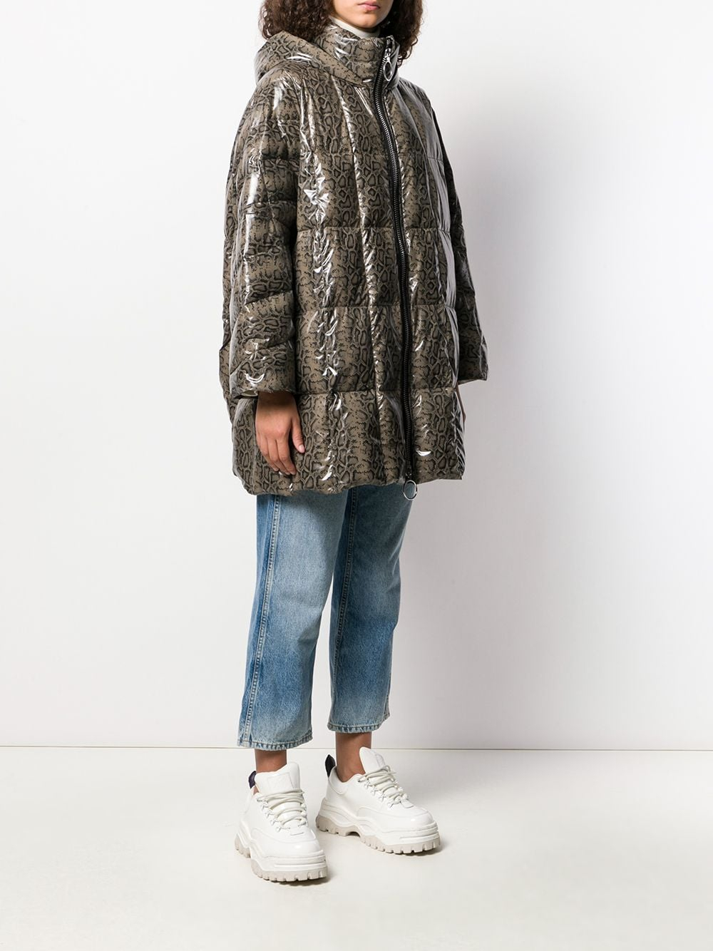 [Ienki Ienki] Down Jacket FW19 CROPPEDPYRAMIDE
