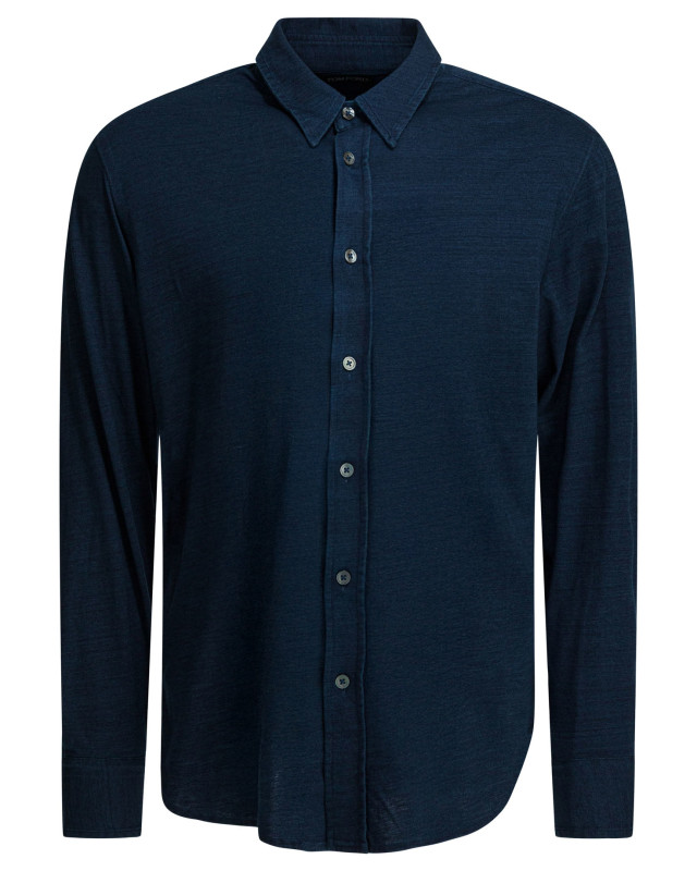 [Tom Ford] Shirts Long Sleeve SS26 JBL014JMC071UBU