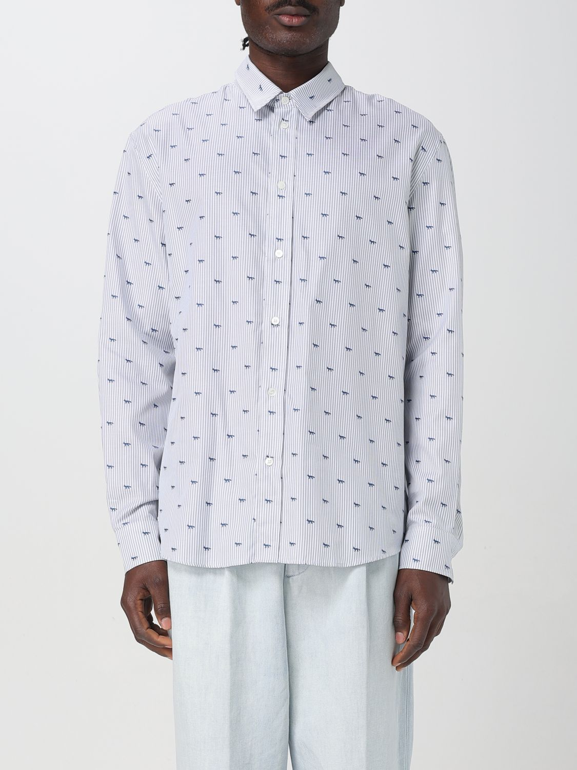 [MAISON KITSUNE] Shirts Long Sleeve SS25 MM00408WC5046 0192