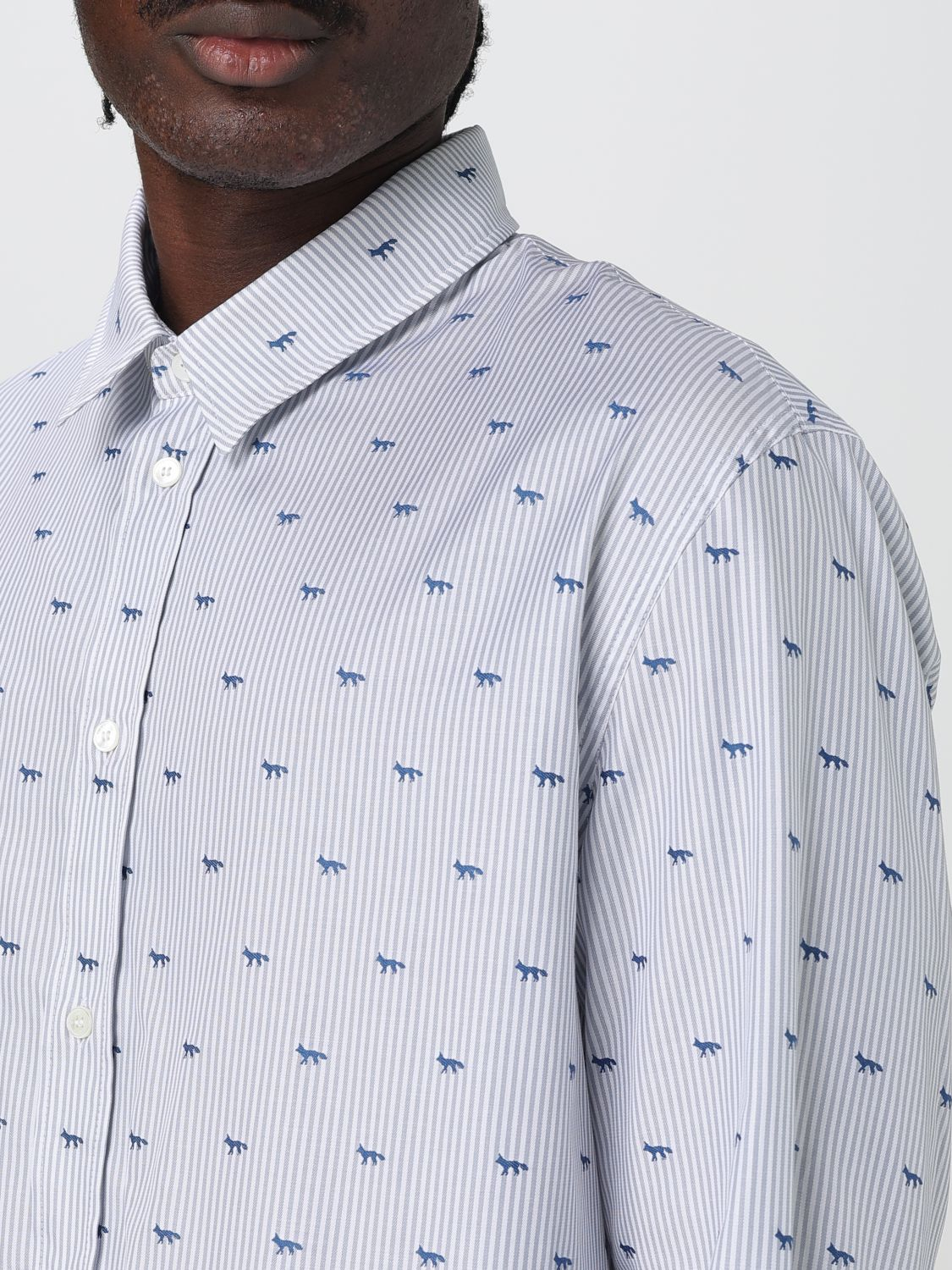 [MAISON KITSUNE] Shirts Long Sleeve SS25 MM00408WC5046 0192