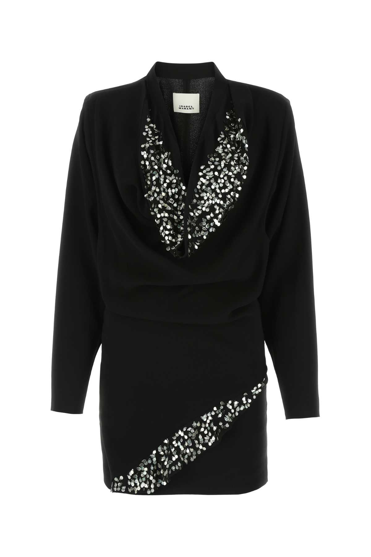 [Isabel Marant] Short sleeve dress SS23 RO0068FAA1J29I 01BK