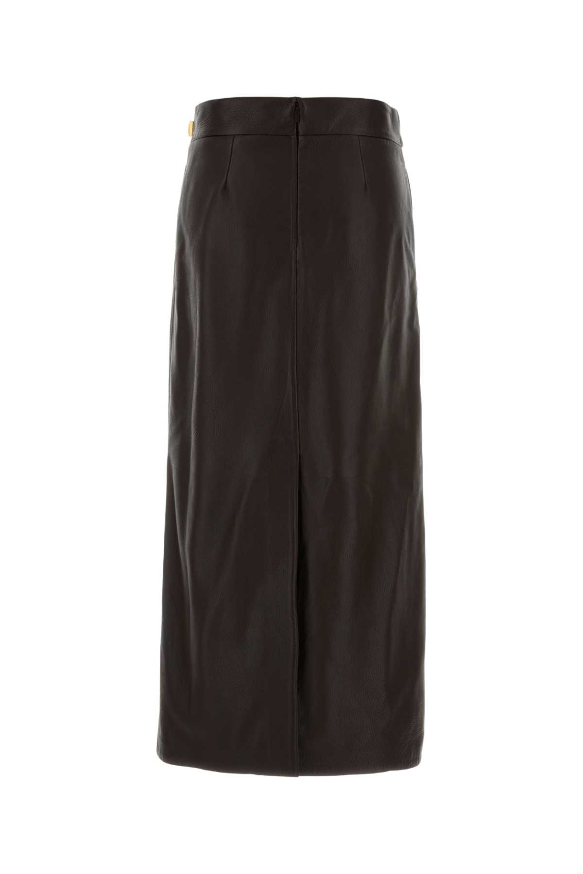 [Salvatore Ferragamo] Long skirt FW25 13H577788298 EXPRESSO
