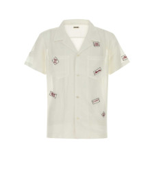 [BODE] Shirts Short Sleeve FW25 MRF25SH040 WHITE