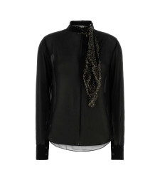 [Isabel Marant] Blouse FW25 HT0727FAC4J16I 01BK