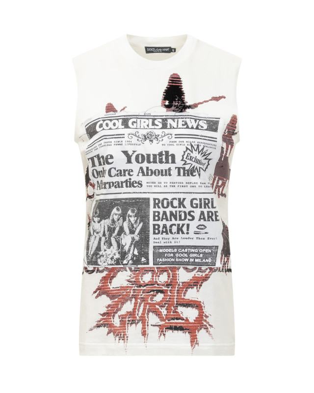 [Dolce & Gabbana] Tank top FW25 F8V99TGDDHY S9000
