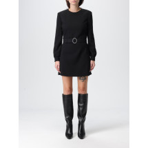 [Saint Laurent] Long sleeve dress FW25 819619Y012W 1000