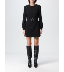 [Saint Laurent] Long sleeve dress FW25 819619Y012W 1000