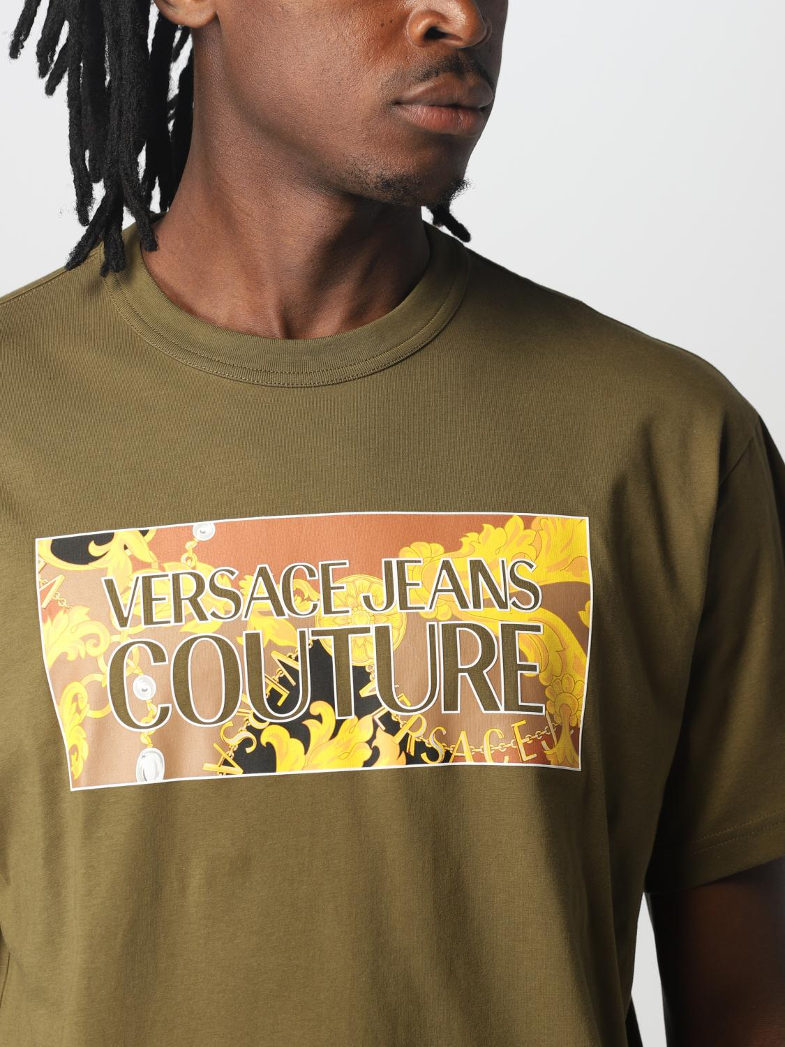 [VERSACE JEANS COUTURE] T-shirts Short Sleeve FW23 75GAHE01CJ00E 107