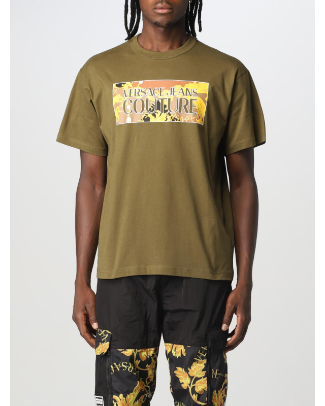 [VERSACE JEANS COUTURE] T-shirts Short Sleeve FW23 75GAHE01CJ00E 107