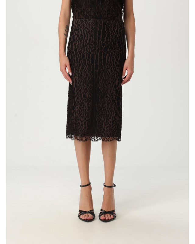 [Tom Ford] Midi skirt FW25 GC5817FAX1546X BLCH