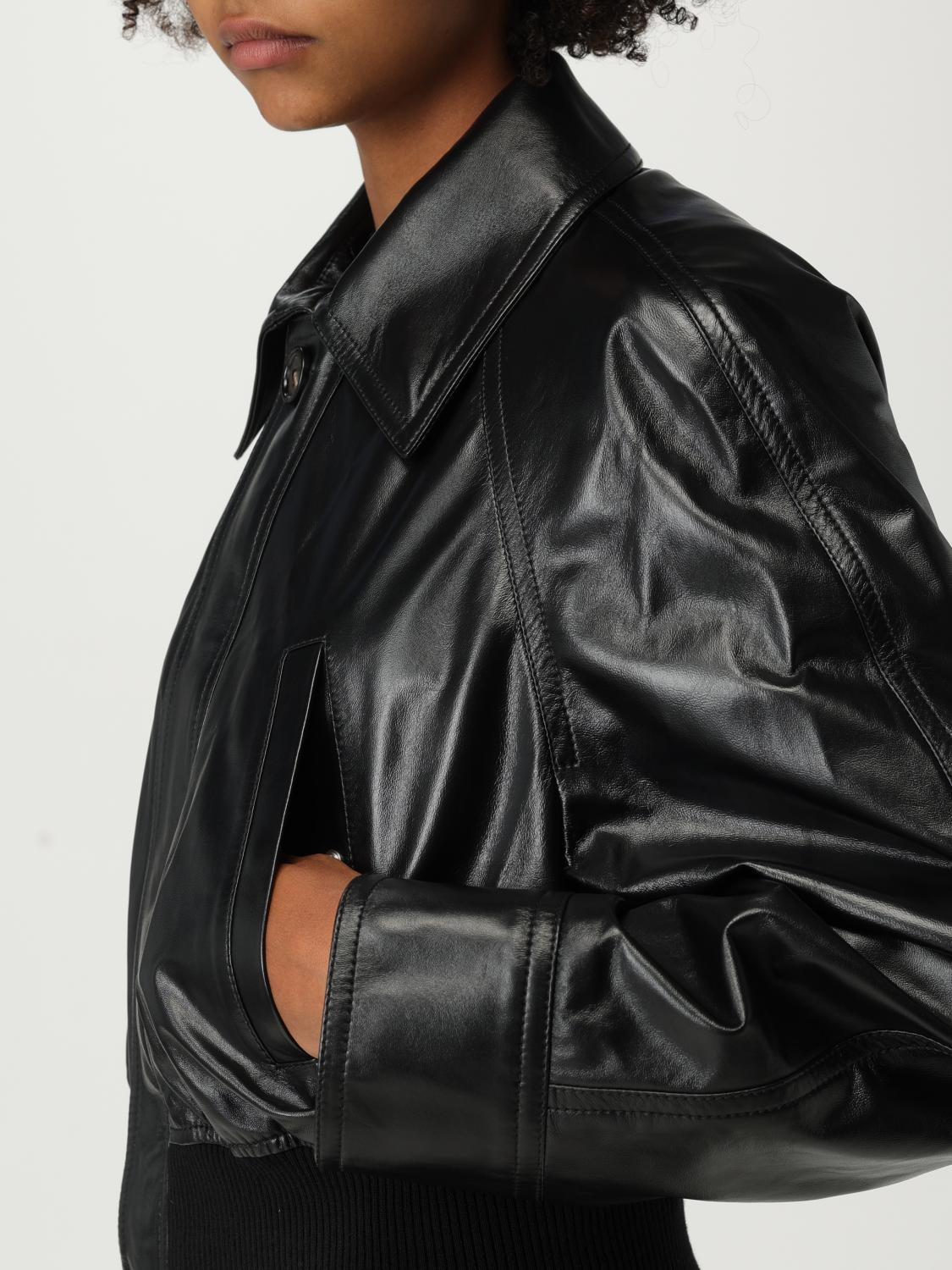 [Bottega Veneta] Leather Jacket FW25 835298V5AC0 1000