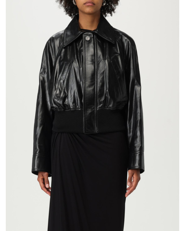 [Bottega Veneta] Leather Jacket FW25 835298V5AC0 1000