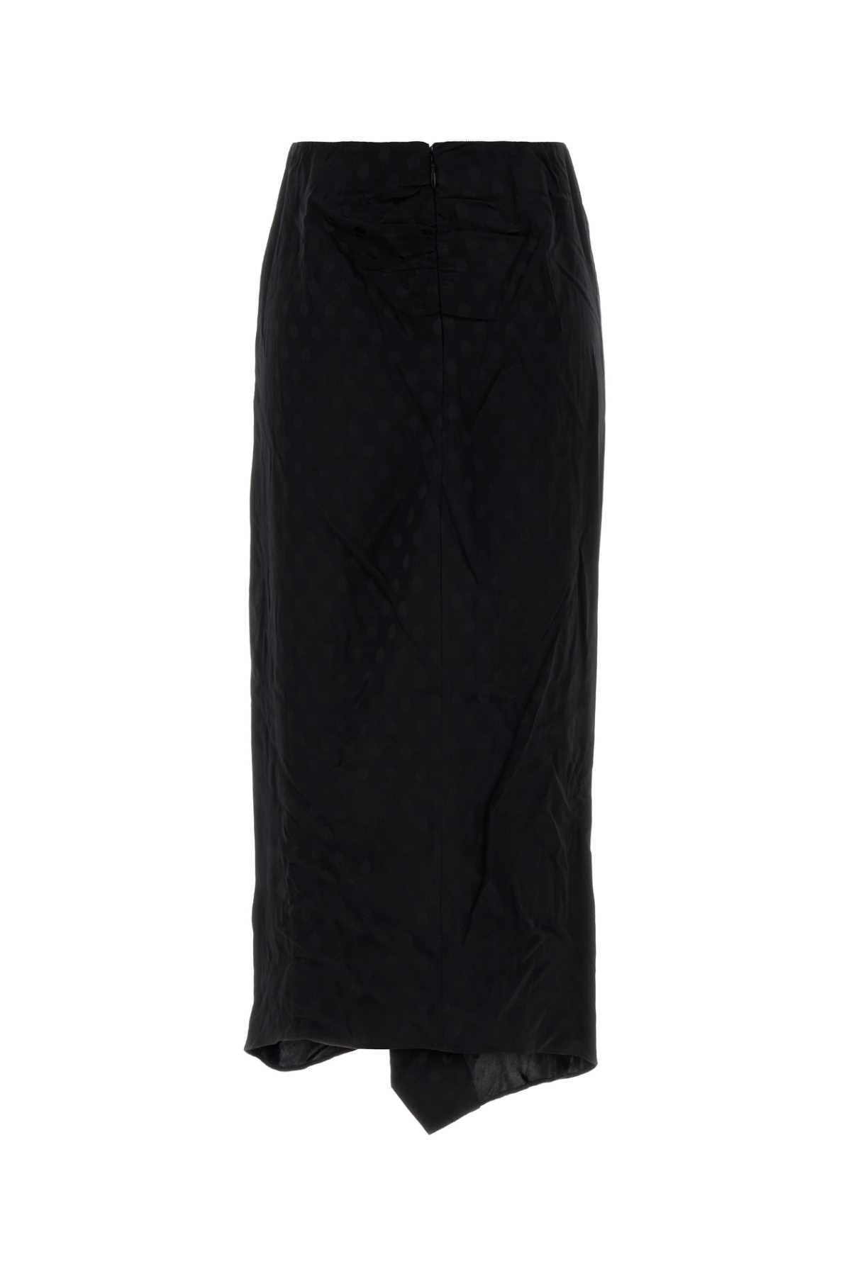 [Isabel Marant] Midi skirt FW25 JU0456FAC4J04I 01BK