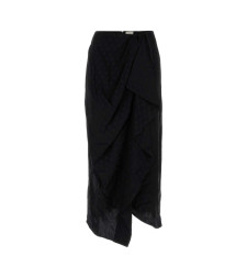 [Isabel Marant] Midi skirt FW25 JU0456FAC4J04I 01BK