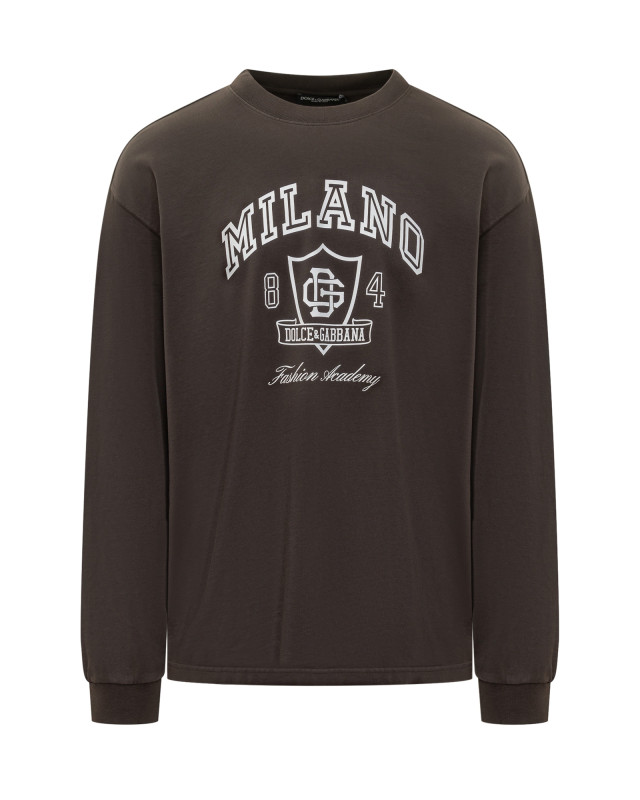 [Dolce & Gabbana] T-shirts Long Sleeve FW25 G8SY0TG7PLR M1348