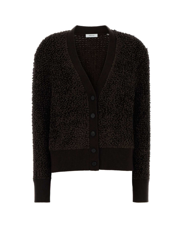 [Salvatore Ferragamo] Knitwear FW25 13H752788431 DARKEXPRESSO