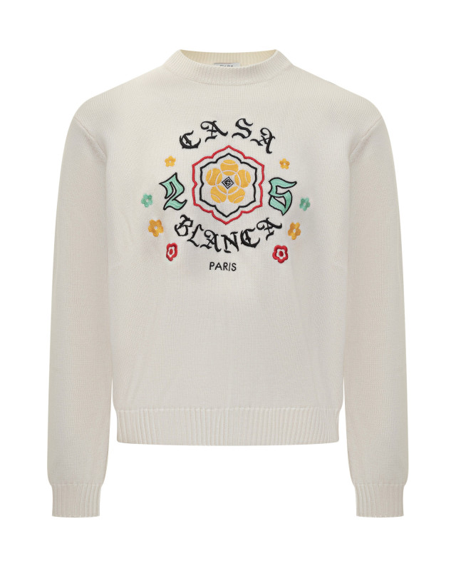 [Casablanca] Knitwear FW25 MAW25KW110501 MERINO