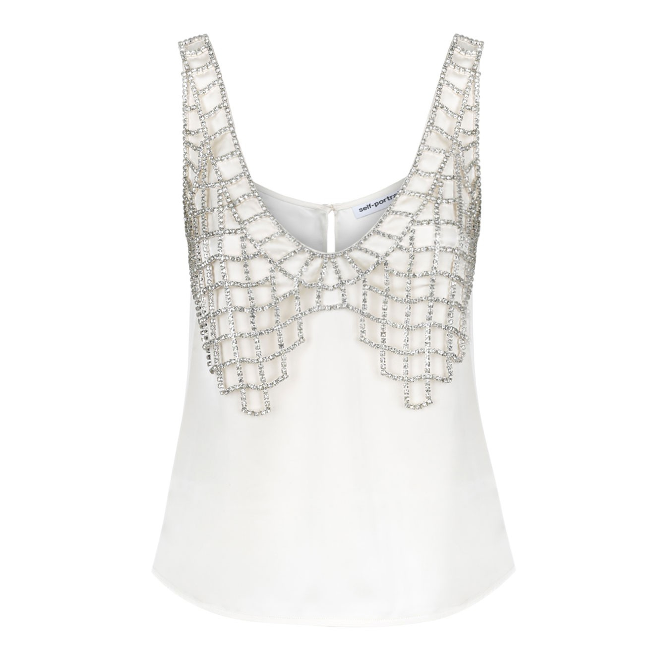 [SELF PORTRAIT] Tank top FW24 PF24095TAC-CREAM