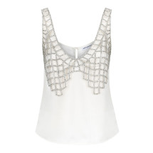 [SELF PORTRAIT] Tank top FW24 PF24095TAC-CREAM