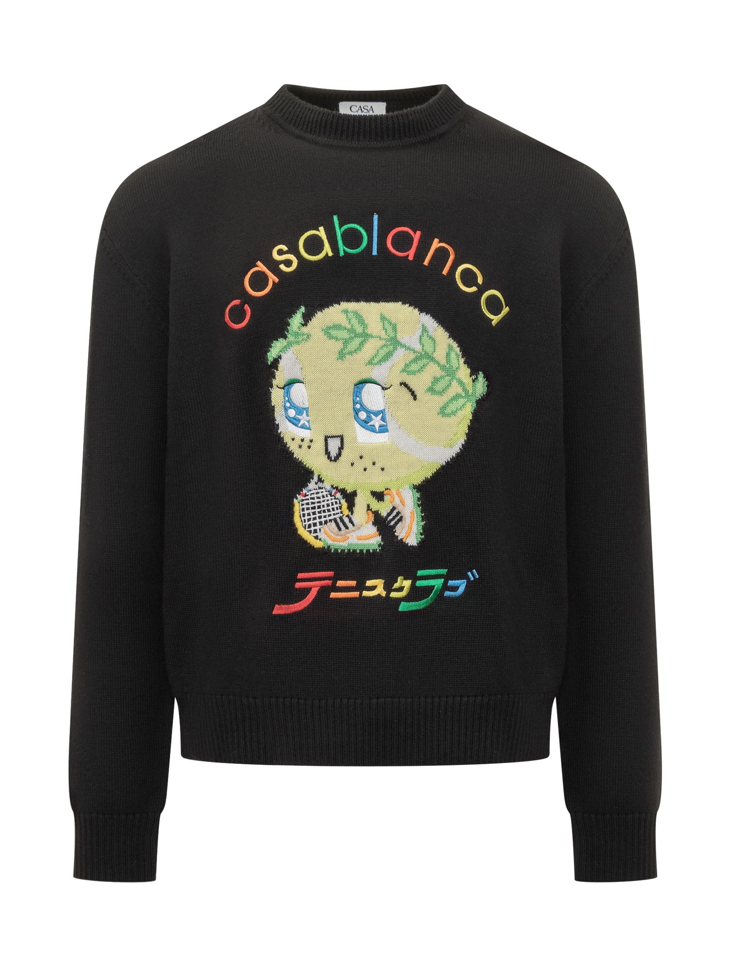 [Casablanca] Knitwear FW25 MAW25KW109901 KAWAII TENNIS