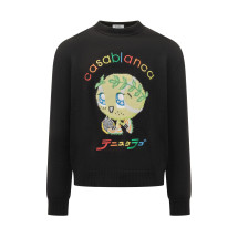 [Casablanca] Knitwear FW25 MAW25KW109901 KAWAII TENNIS