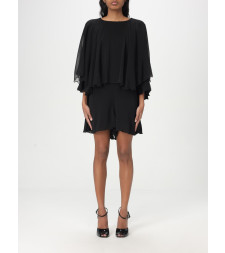 [Saint Laurent] Long sleeve dress FW25 817868Y115W 1000