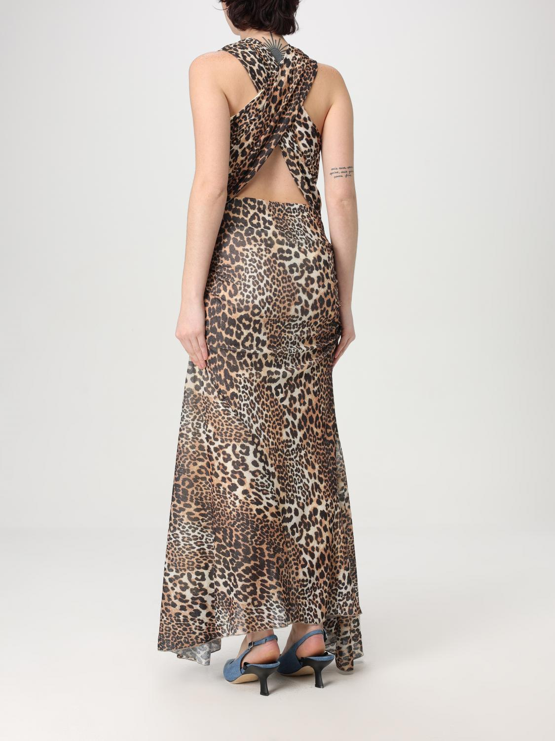 [GANNI] Sleeveless dress SS25 T4133 943