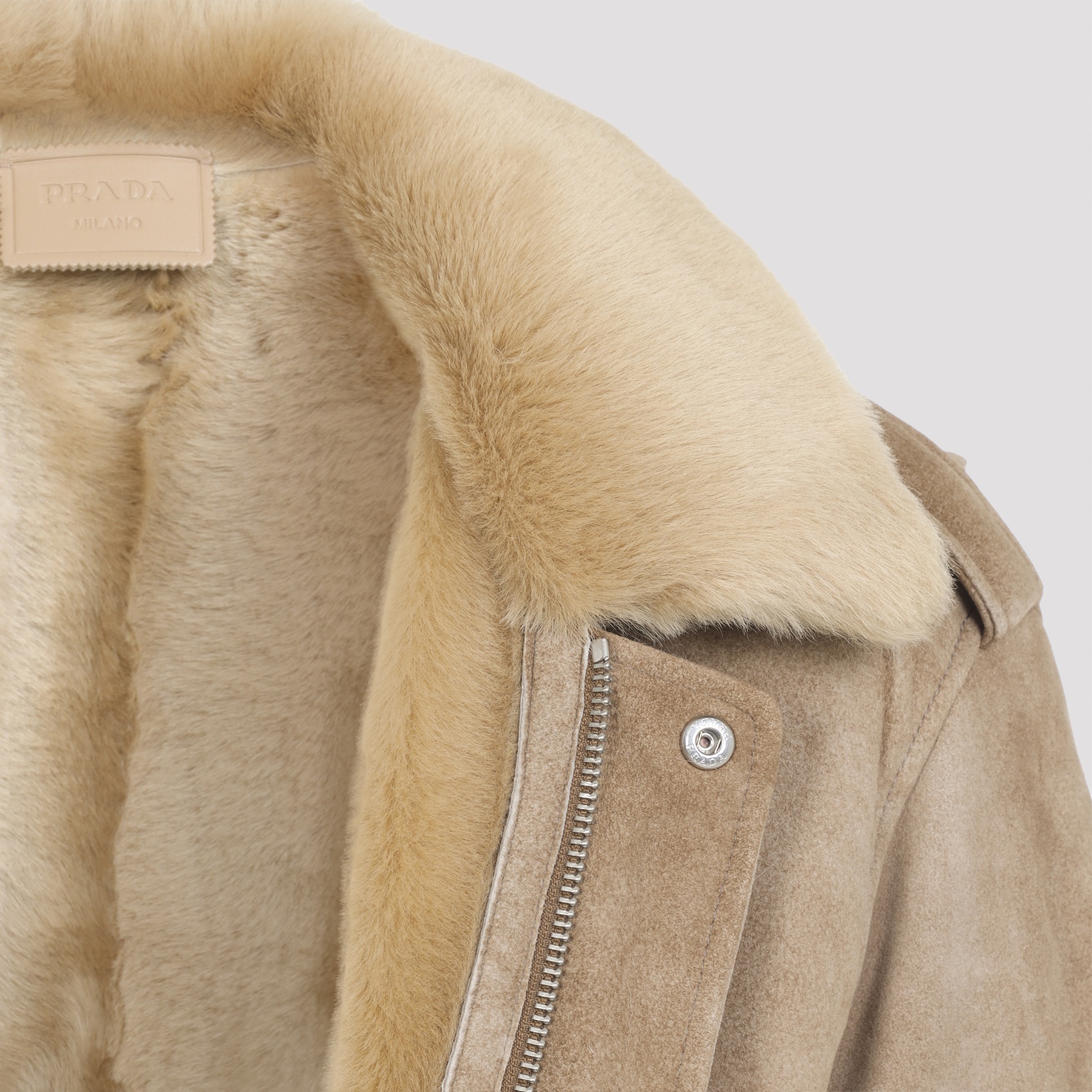 [Prada] Leather Jacket FW25 58A237SOOO.172L