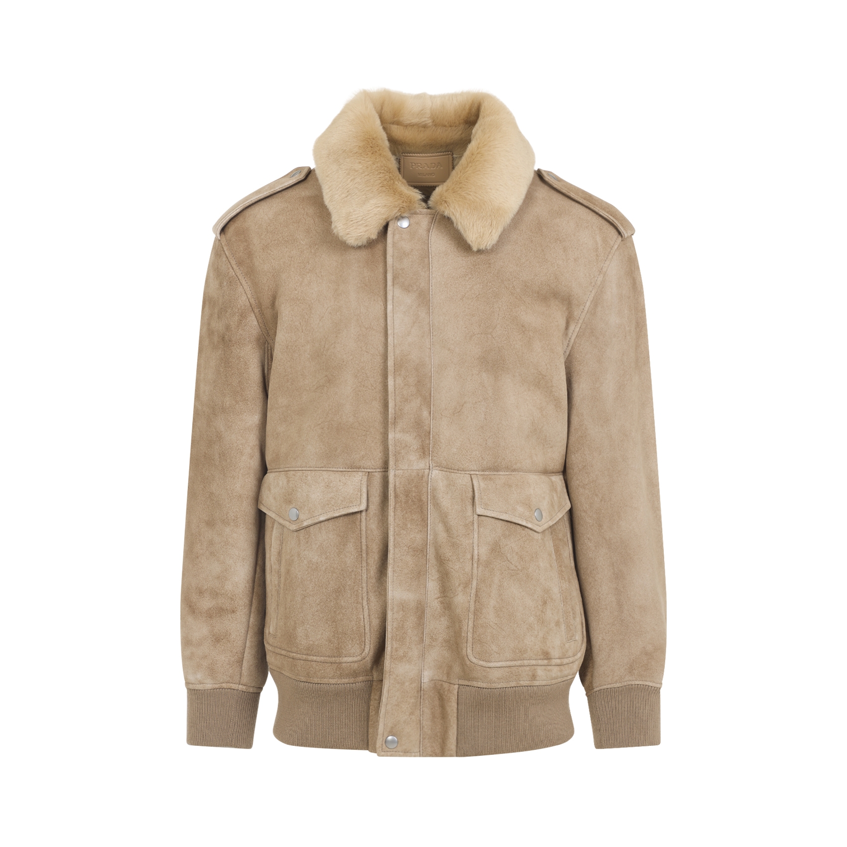 [Prada] Leather Jacket FW25 58A237SOOO.172L
