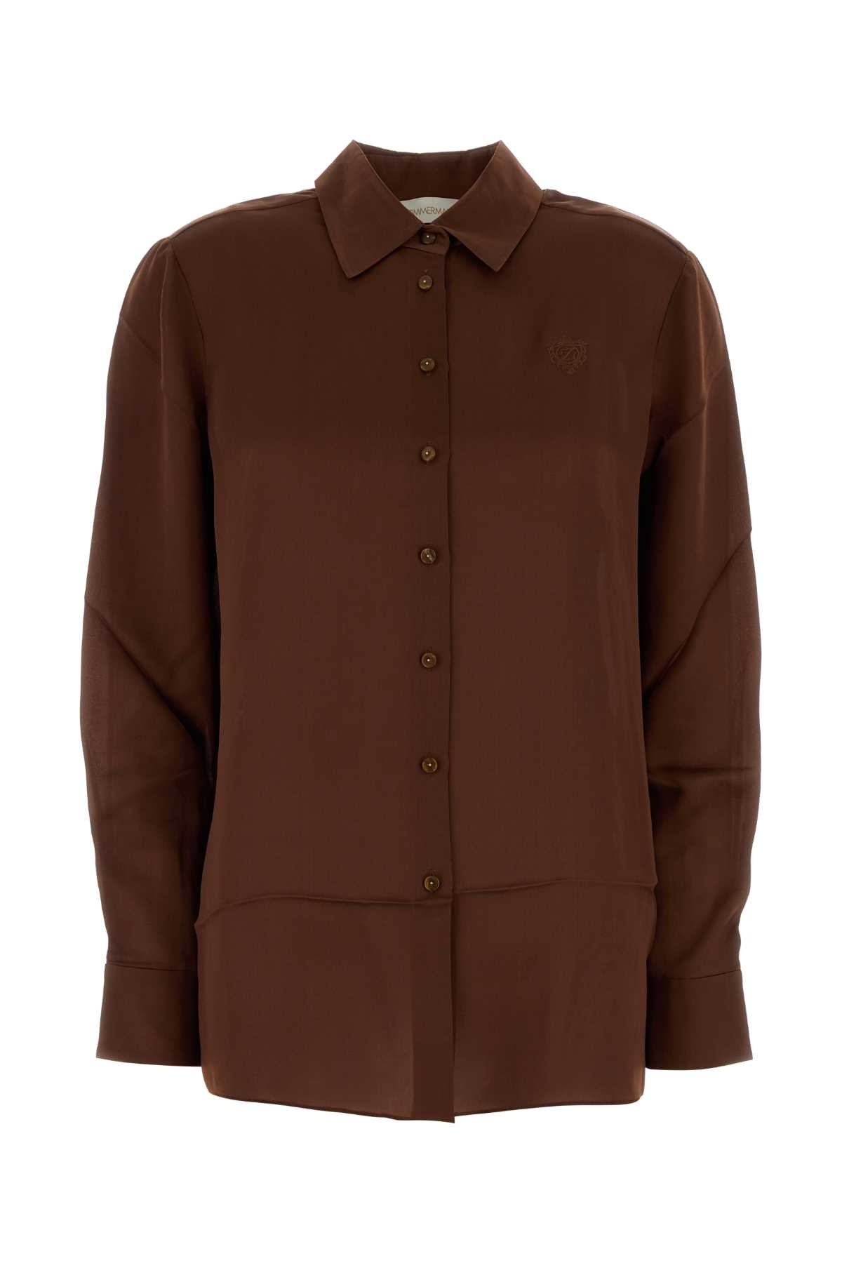 [Zimmermann] Shirts Long Sleeve FW25 5747TF251 TAN