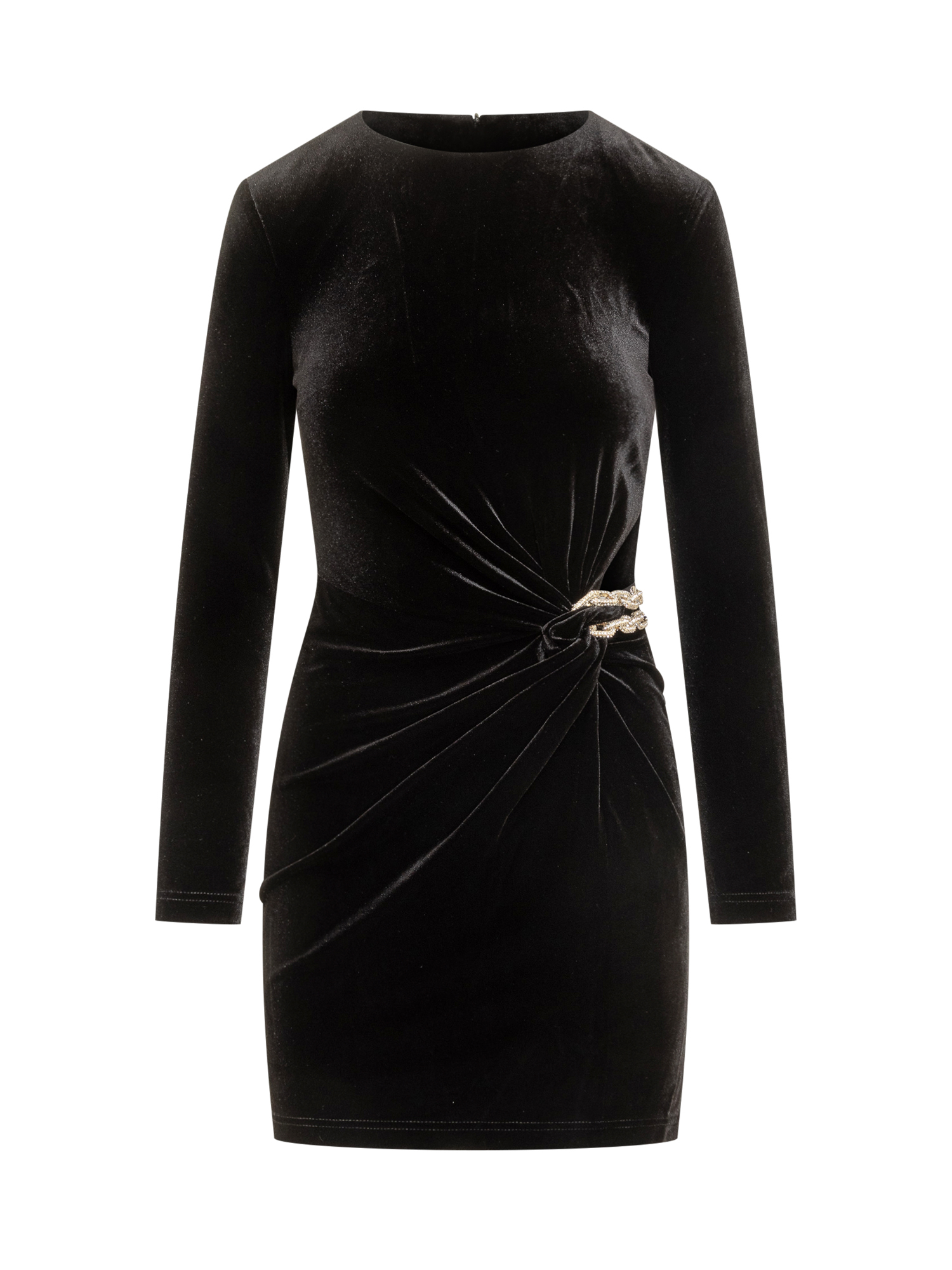 [Self-portrait] Long sleeve dress FW25 AW25128SB BLACK