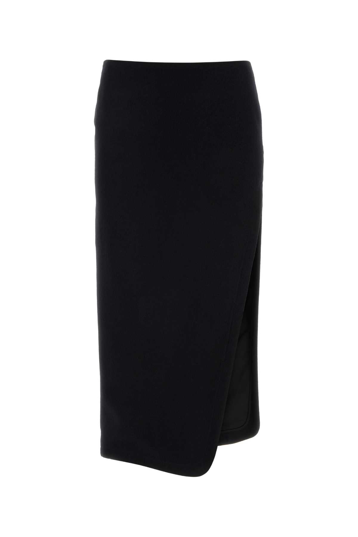[ANN DEMEULEMEESTER] Long skirt FW23 2302WSK11FA207 099