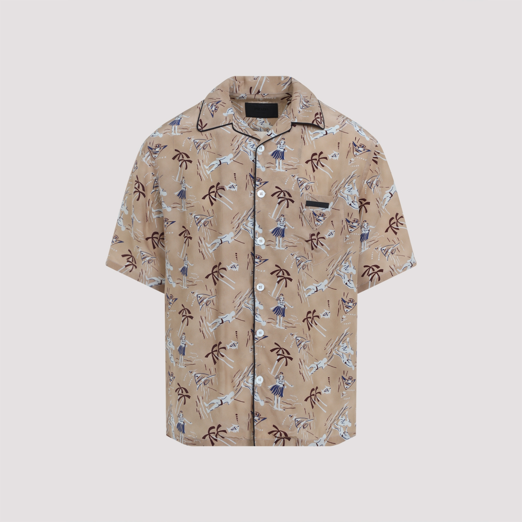[Prada] Shirts Short Sleeve FW25 UCS524SOOO.17OY