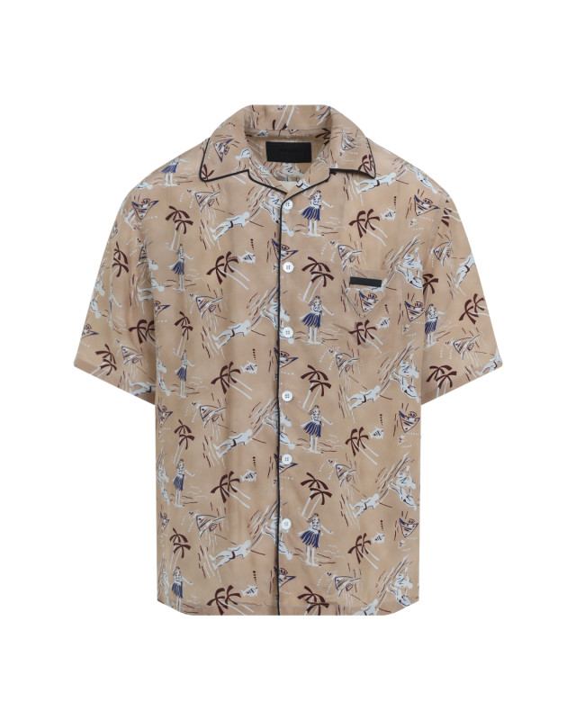 [Prada] Shirts Short Sleeve FW25 UCS524SOOO.17OY