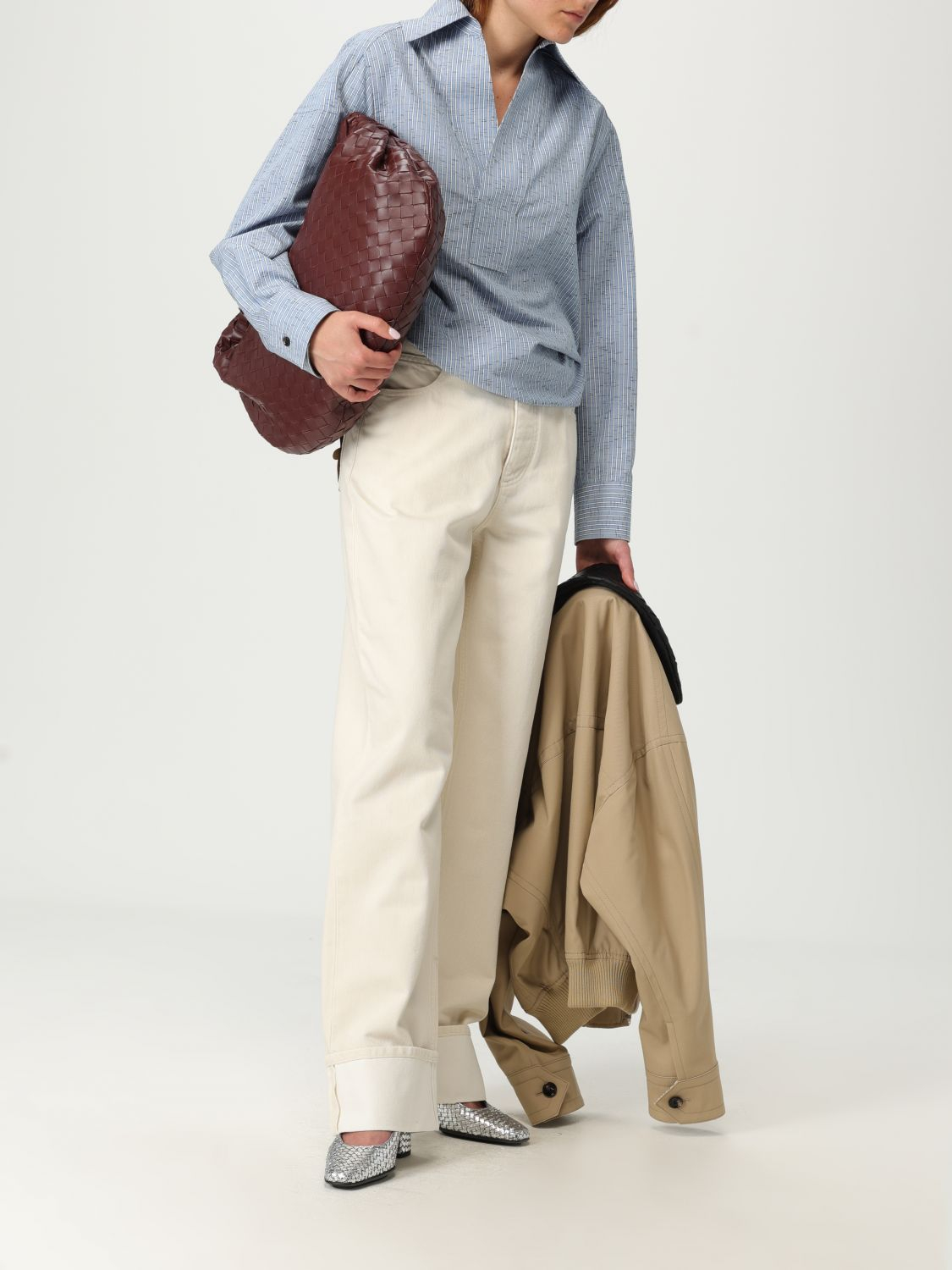 [Bottega Veneta] Shirts Long Sleeve SS25 819968 V5CW0 4028