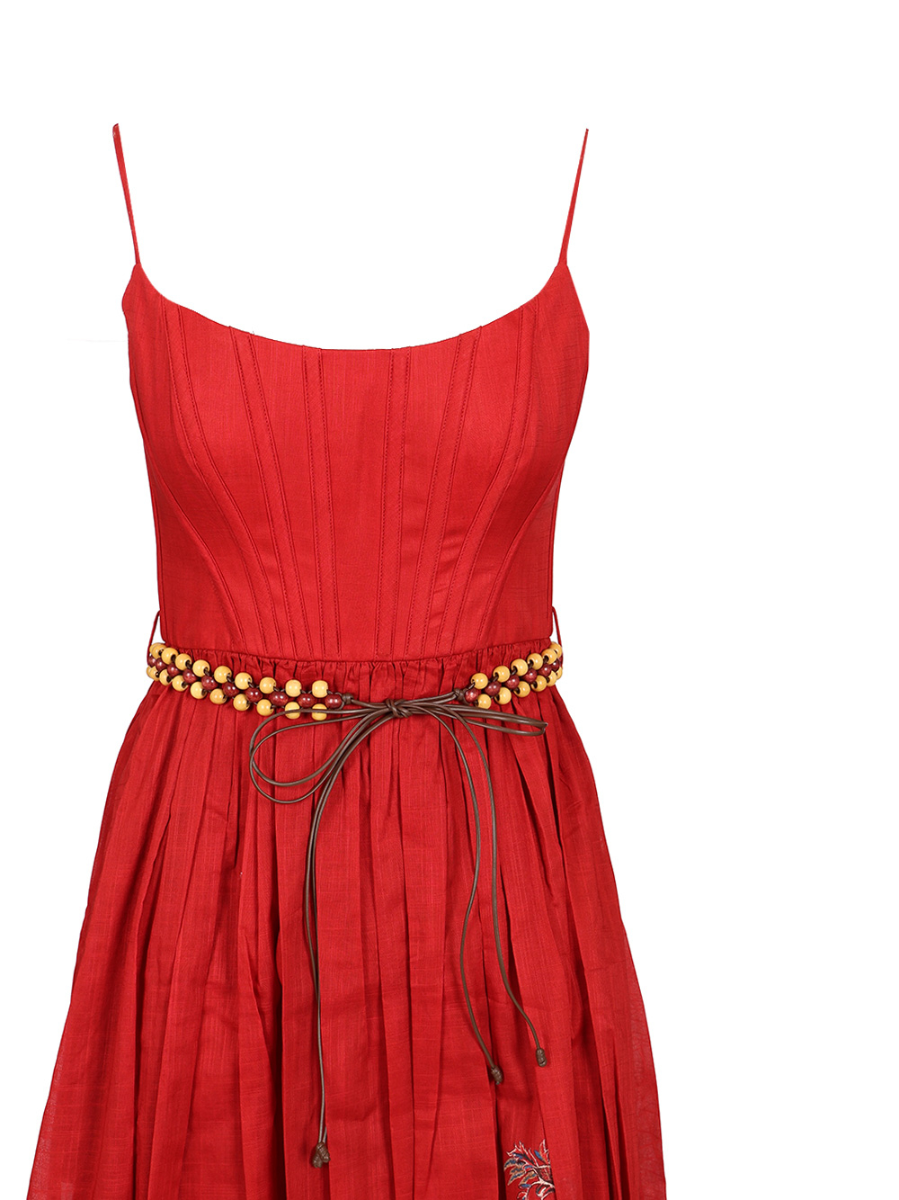 [Zimmermann] Sleeveless dress FW25 4225DSS251REDMULPAI
