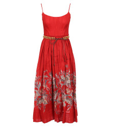 [Zimmermann] Sleeveless dress FW25 4225DSS251REDMULPAI