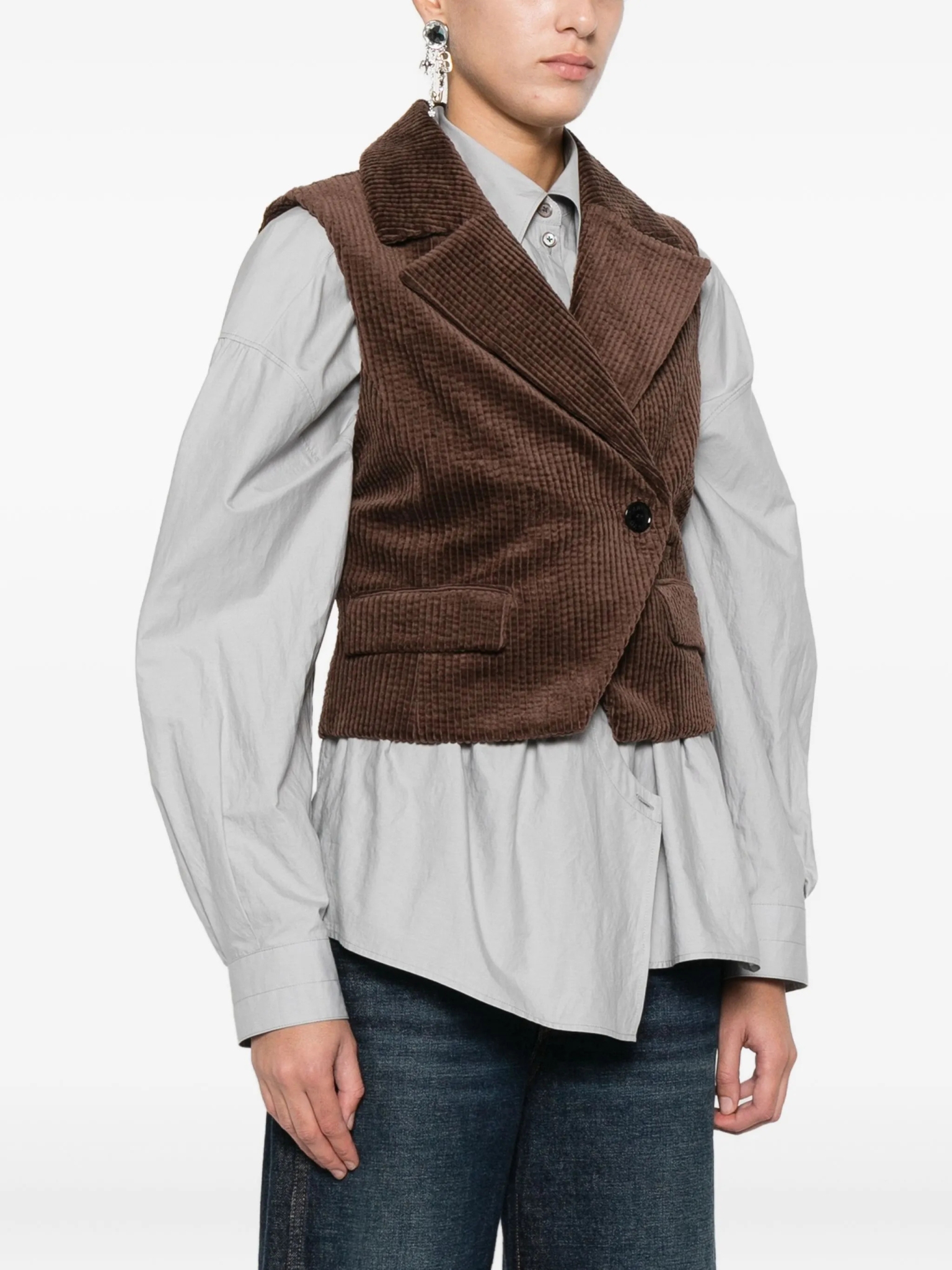 [GANNI] Vest FW25 W0766979