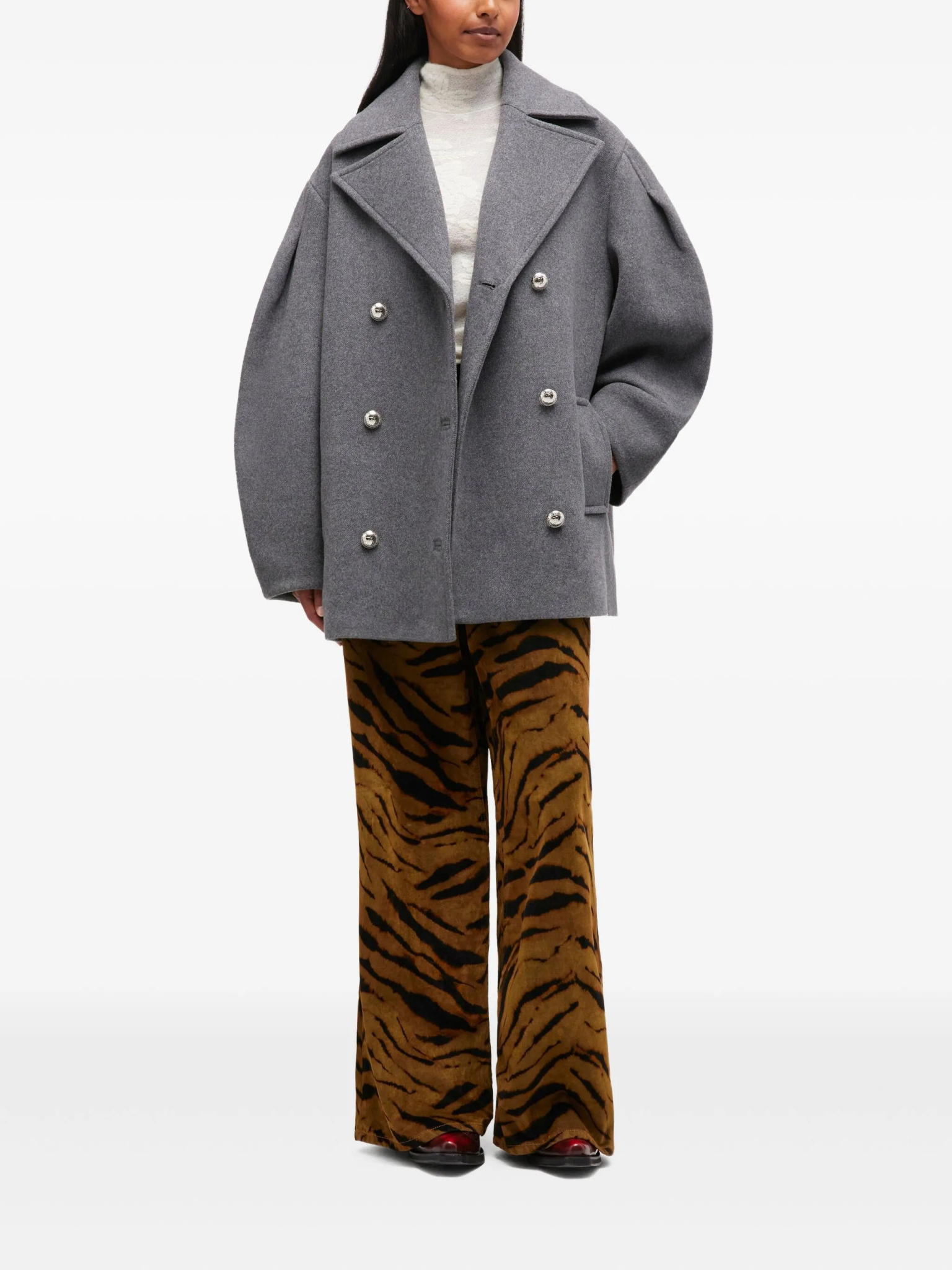 [GANNI] Coat FW25 W0930205