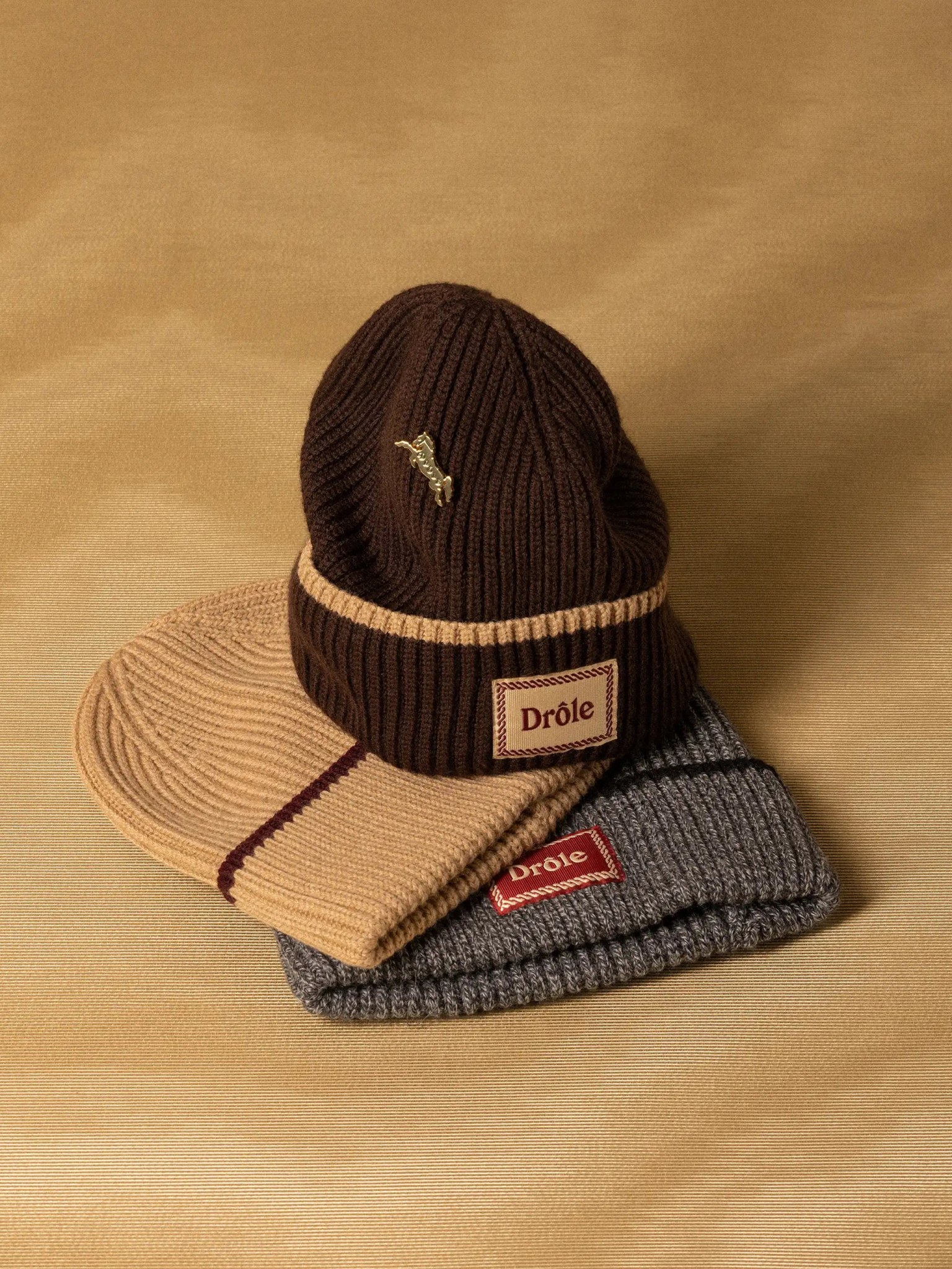 [DROLE DE MONSIEUR] Beanie FW25 IBN104WO007HGRE